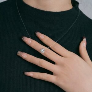 Invisible Diamond Necklace