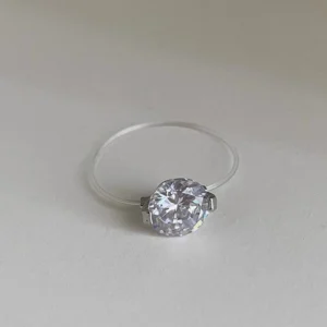 Invisible diamond ring - 5