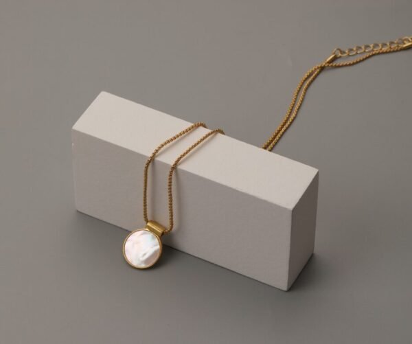 White Butterfly Pearl Necklace