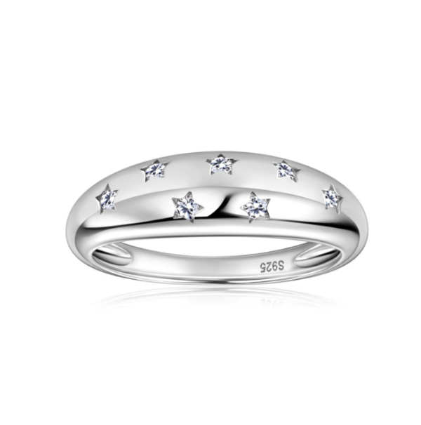 Starry Sky Ring （Moissanite）