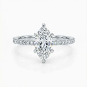 Elegant Marquise Solitaire Ring