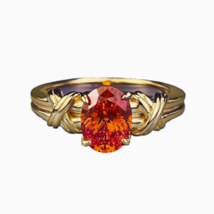 Eternity Knot Statement Ring（Zircon）
